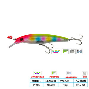 Wily DEEP DIVER CL:45 105mm 16gr Floatıng 0-1.2 m