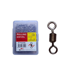 Sea Horse Rolling Swivel Black Nickel #14 Qty:144