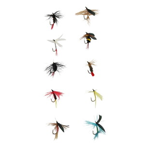  Fladen Fly Set Sorterade Flugor i ask