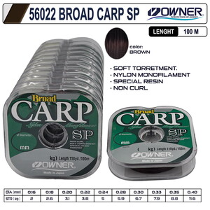 Owner  Broad Carp 0,30 Mm 100 Mt Sazan Misinası