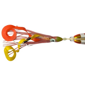 Sea Horse Custom İnchiku Jig OrangeZebraGlow 180gr #3