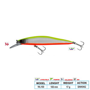 Wily Deep Swimmer CL:36 100mm 17gr Sinking