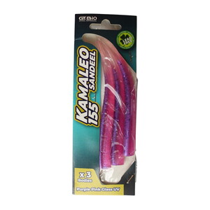  GT-Bio 3x Bodies Kamaleo Sandeel 155- Purple Pink Glass UV