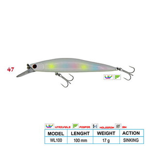Wily Deep Swimmer CL:47 100mm 17gr Sinking
