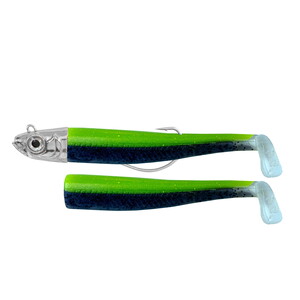 GT-Bio Combo+Body Roller Shad 125-23g- Lime Black Glass UV