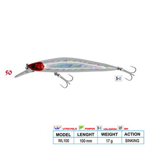 Wily Deep Swimmer CL:50 100mm 17gr Sinking