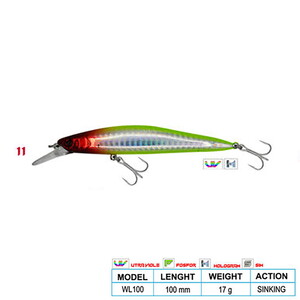 Wily Deep Swimmer CL:11 100mm 17gr Sinking