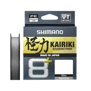 Shimano Kairiki 8+ 0,06Mm 150m Steel Grey İpMisina
