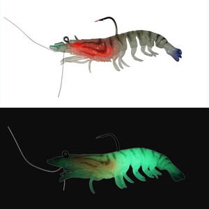 Sea Horse Flexy Shrimp 9cm 12gr Real Shrimp Glow