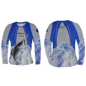Wily Wear UV T-Shirt Partition Blue L