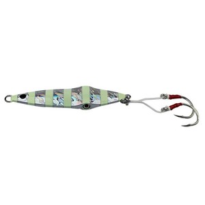 Savage Gear Squish Jig 12cm160G 02-Glow Zebra