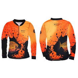 Wily Wear UV T-Shirt Fermuarlı Vision Orange M