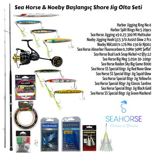 Sea Horse & Noeby Başlangıç Shore Jig Olta Seti