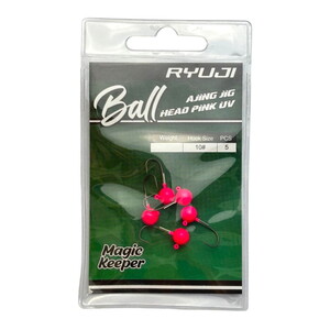 Ryuji Ball Ajing Pink Uv Jighead 1,5 Gr #10 Pcs:5 #3