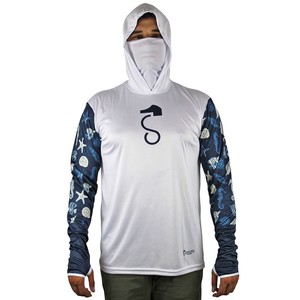  Sea Horse W.W Pro Angler Uv T-Shrt White H.Large