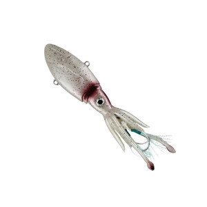 Squid Cuttlefish 90 gr White-Red Glow Uv