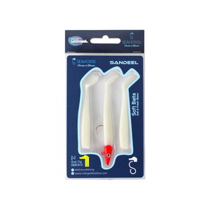  Sea Horse Sandeel 10 Cm 11 Gr 2+1 Milky