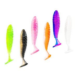 Crony Worm Tail Series 5,6 Cm White 10 Pcs