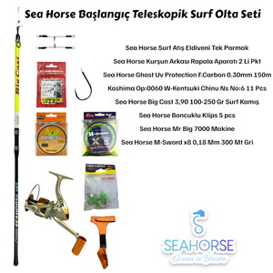 Sea Horse Başlangıç Teleskopik Surf Olta Seti
