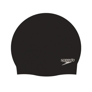 Speedo Junior Plain Moulded Bone Black