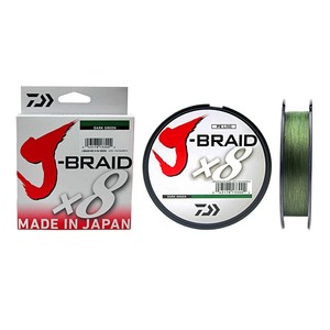 Daiwa JBraid 8B Koyu Yeşil 300m 0,18 MM  İp Misina