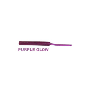 Ryuji Tiny Worm  Lrf Silikonu 5cm Purple Glow18Pcs