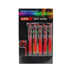  Sea Horse Glow 6,5cm 5 Li Paket Silikon Balık C2