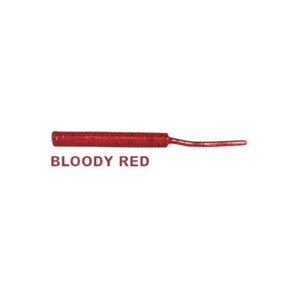 Ryuji Tiny Worm  Lrf Silikonu 5cm Bloody Red18 Pcs