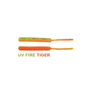 Ryuji Tiny Worm Lrf Silikon 5cm Uv Fire Tiger 18Li