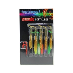  Sea Horse Glow 5,5cm 5 Li Paket Silikon Balık C1