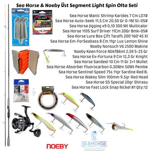 Sea Horse & Noeby Üst Segment Light Spin Olta Seti