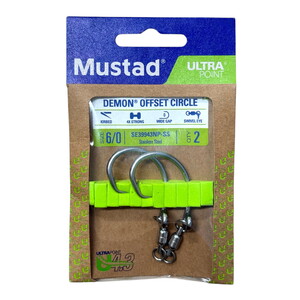 Mustad Demon Offset Circle 6/0 2 Li #2