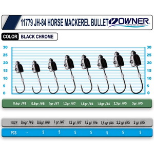 Owner Cultiva 11779 Jh-84 1.8 Gr #6 Jighead #4