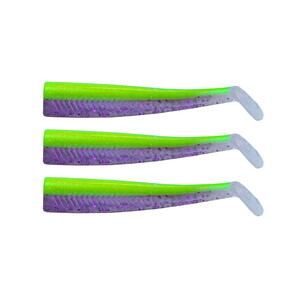 GT-Bio 3x Bodies Roller Shad 165- Chart Purple Glass UV