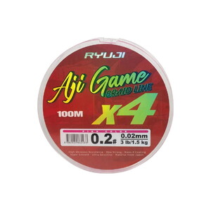 Ryuji Aji Game 4x 0,02 mm 100 Metre Pink İp Misina