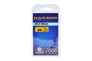 Harbor Split Rings No:4 20pcs