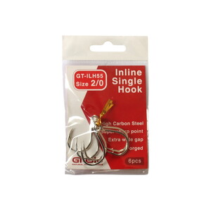 GT-Bio İn Line Single Hook ILH55 - 2/0 - 6 pcs