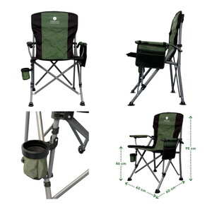 Windcamp Katlanır Kamp Sandalyesi Lux Green