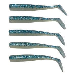Sea Horse Sandeel 8 Cm 5 Pcs Blue Pearly