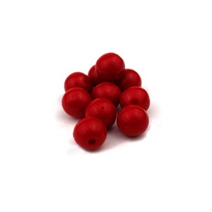 Sea Horse Yüzen Silikon Yem 1,4 Cm Red 10 Pcs