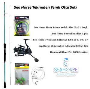Sea Horse Tekneden Yemli Olta Seti