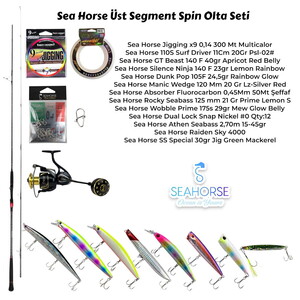 Sea Horse Üst Segment Spin Olta Seti